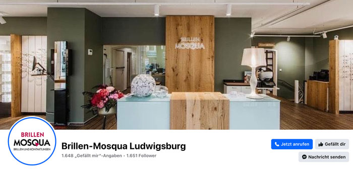 Brillen Mosqua Ludwigsburg Socialmedia